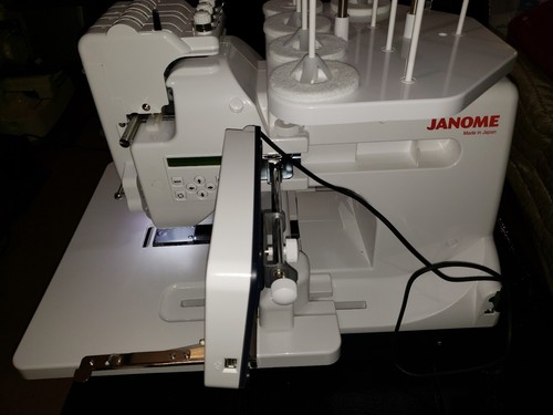 Janome MB4S 4 Needle Embroidery Machine plus extension table + Extras