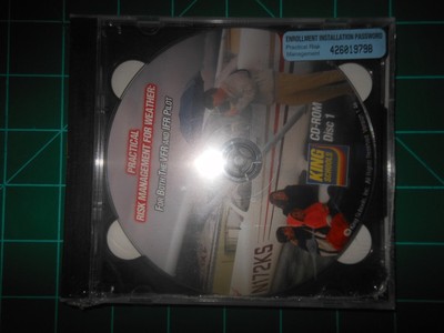 New! King Schools Practical Risk Management For Weather VFR IFR Pilot 2 CD Set
