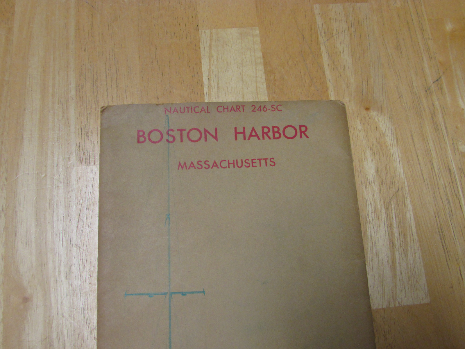 Historical Nautical Chart 246-SC 1967 Boston Harbor Massachusetts 5th Ed. Mar 67