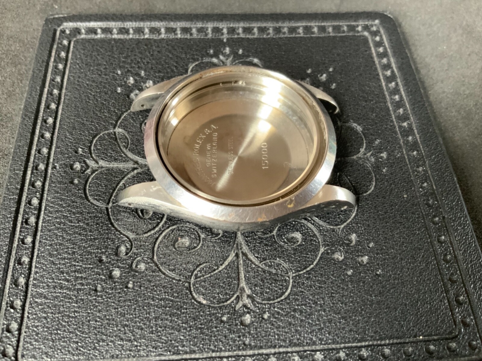 Authentic Rolex Ref 15000 34MM DateJust Stainless case, case back and bezel