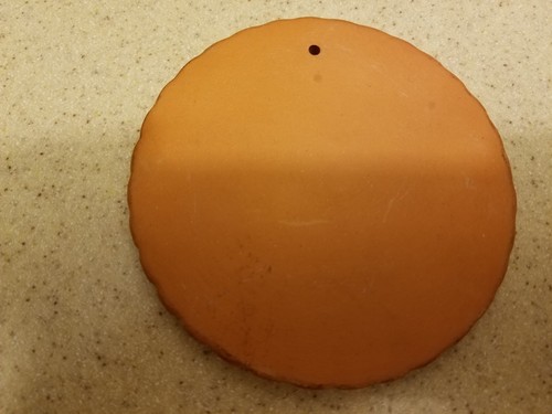 Fox Run Round Terra Cotta Dried Clay Natural Kiln Bread Pastry Bun Warmer Trivet