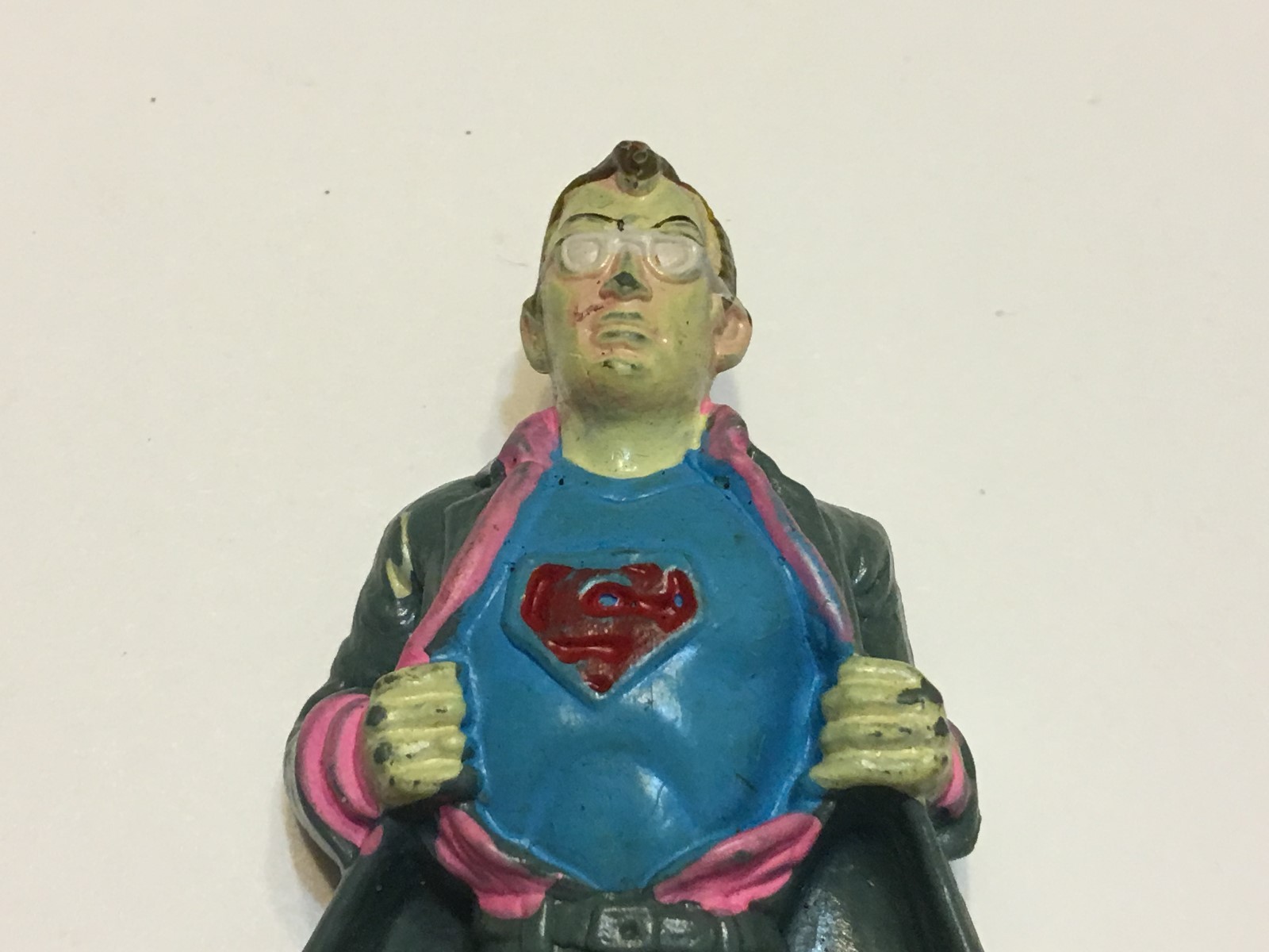 Vintage 1974 Superman Clark Kent Bendy Action Figure NPP Hong Kong