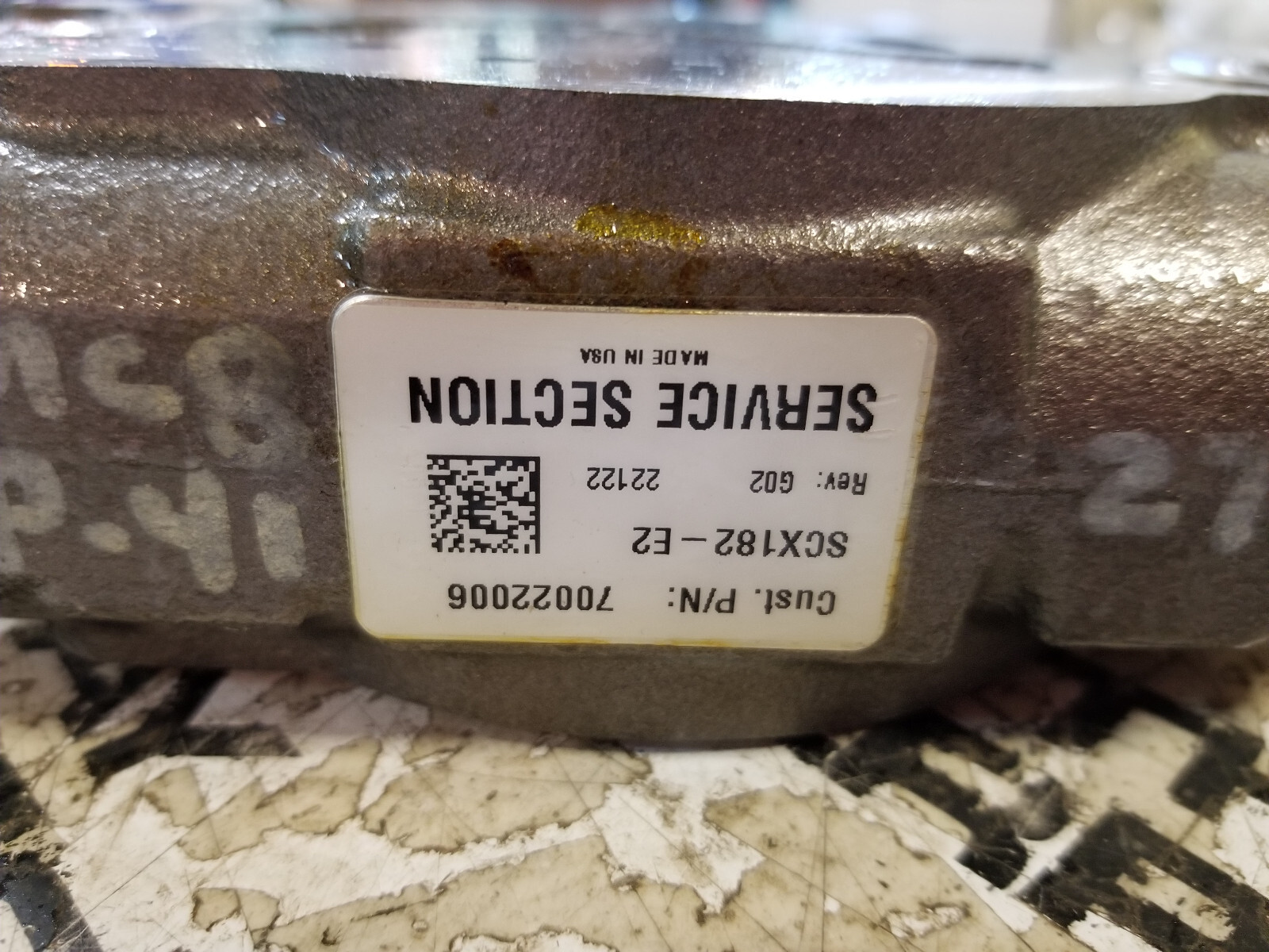 JL70022006 70022006 JLG FORK TILT SPOOL SECTION A NOTE THAT ACTUAL SPOOL MISSING - Picture 9 of 10