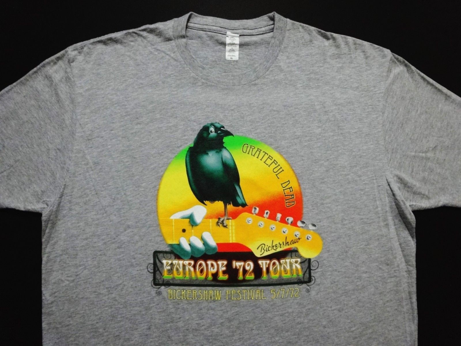 ミュージシャン 2003s GRATEFUL DEAD/EUROPE'72 Tee/M Grateful Dead Shirt T Shirt Europe '72 Guitar Bickershaw
