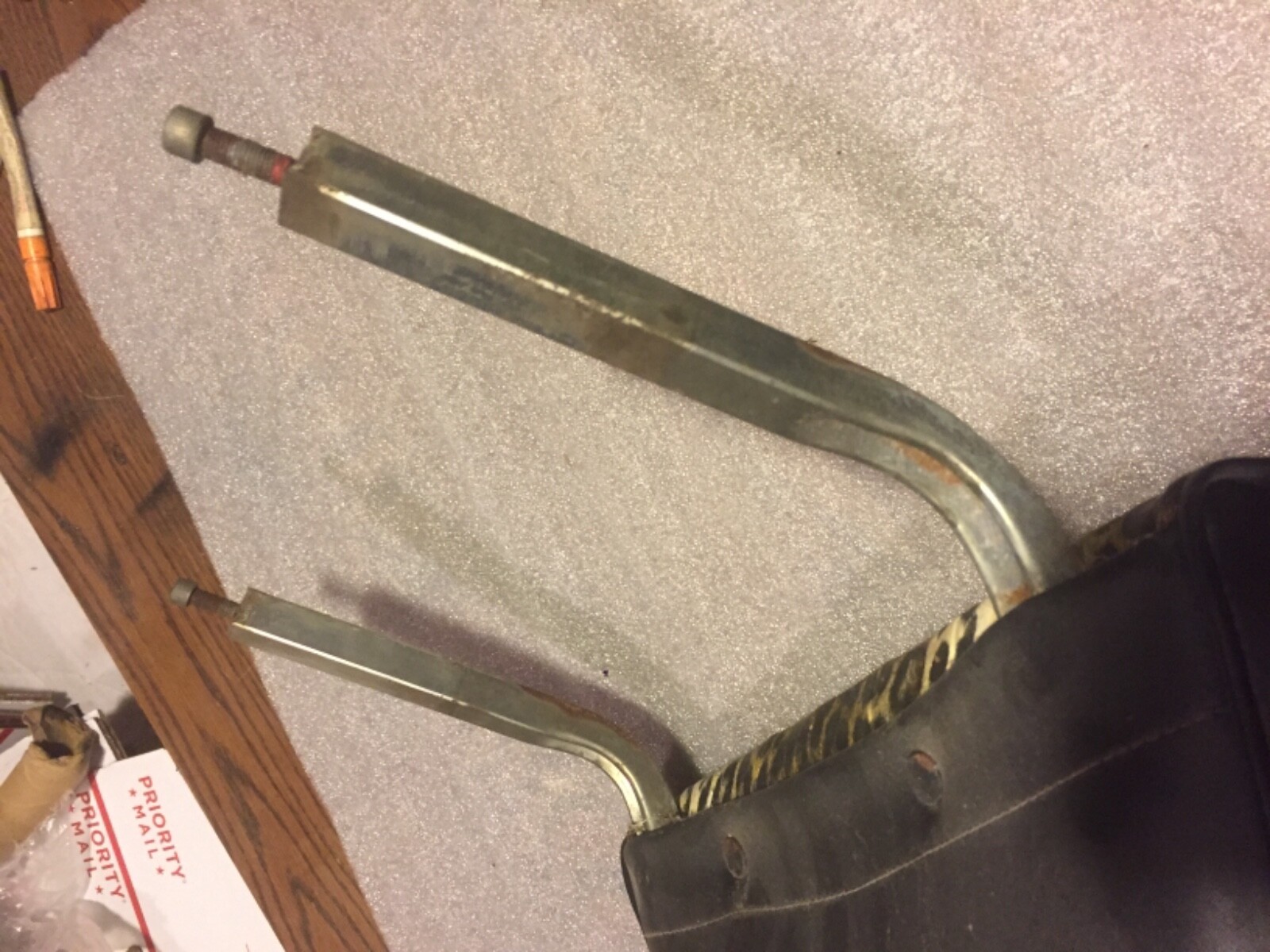 vintage arctic cat snowmobile. 71 lynx seat backrest