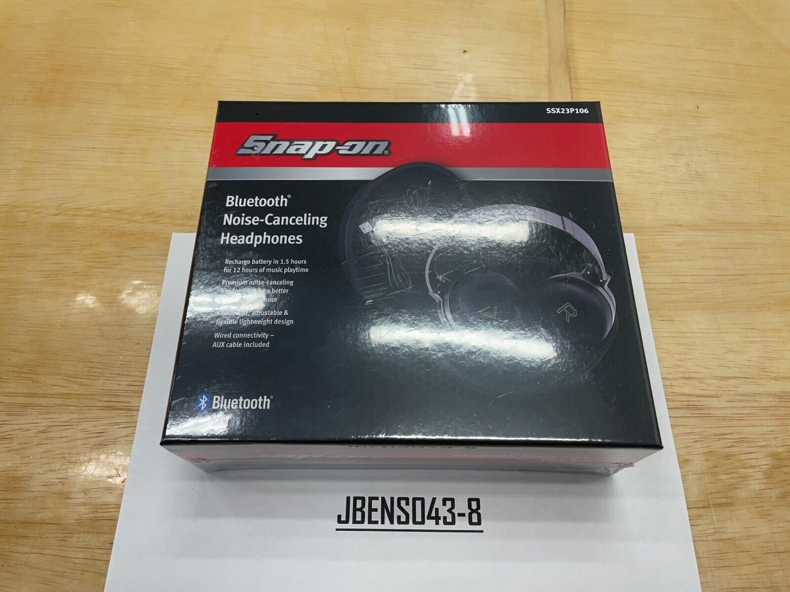 Snap-on Tools NEW Bluetooth Noise-Canceling Headphones Snap-on Tools NEW Bluetooth Noise-Canceling Headphones