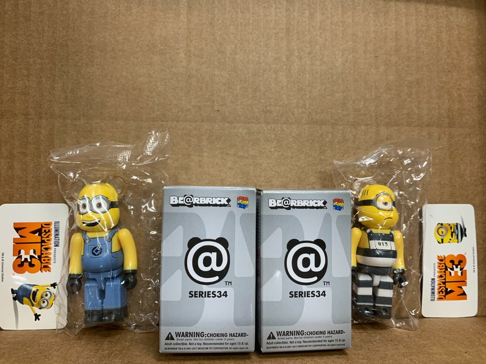 BE@RBRICK - BE@RBRICK＊SERIES34＊SF＊ミニオン＊ベアブリック Medicom Bearbrick Series 34 S34 Secret SF + SF 