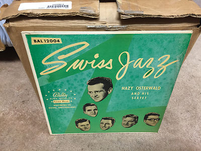 Hazy Osterwald & his Sextet Swiss Jazz vinyl LP BALLY Mono