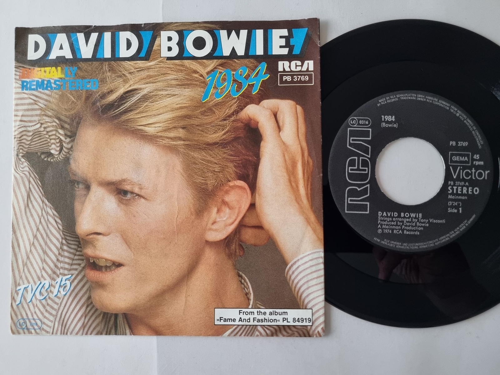 DAVID BOWIE: TVC15 7”レコード (40th Ann) RSD DAVID BOWIE 