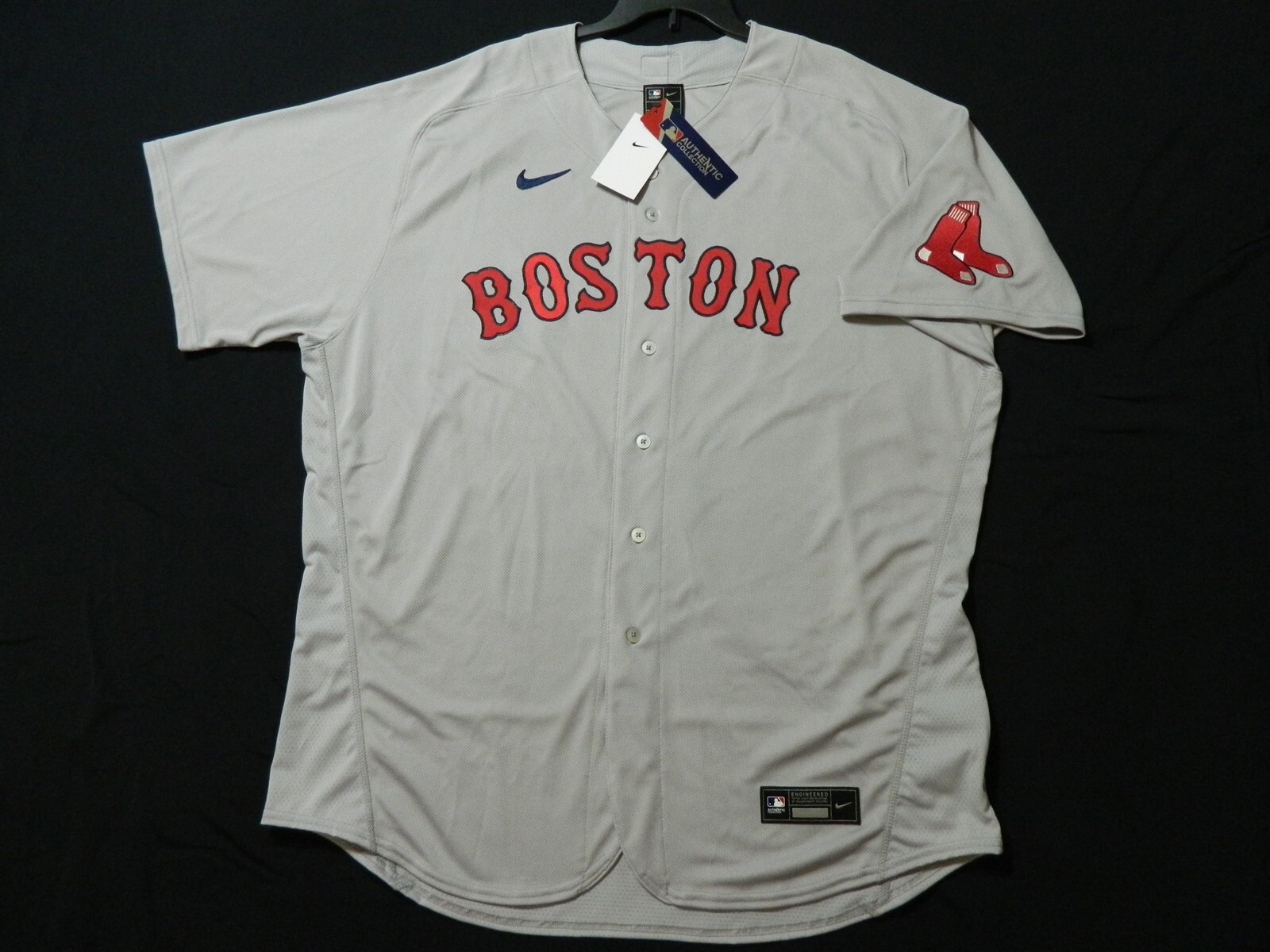 BOSTON ジャージ Majestic グレー Men's Boston Red Sox Jackie Bradley Jr. Majestic Gray