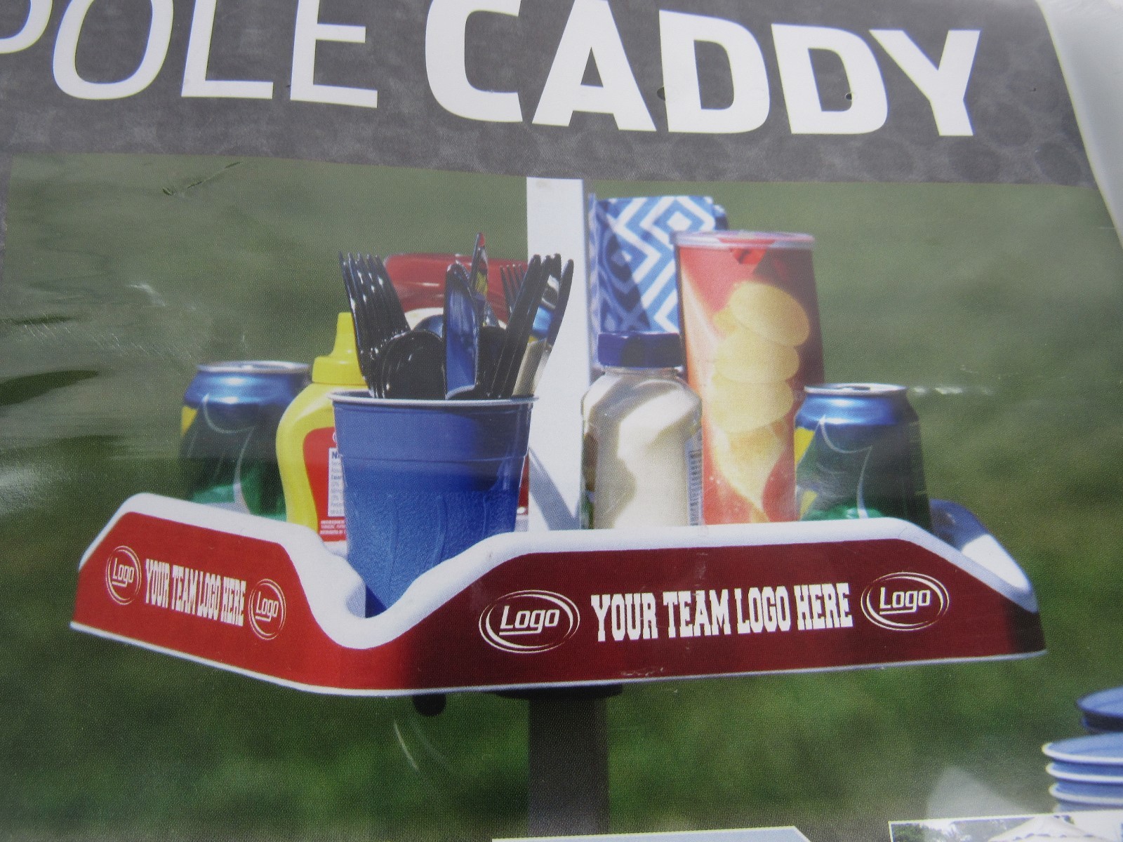 Logo Brands NCAA Auburn Tigers Pole Caddy Cup Holder Fits Most Beach Umbrellas