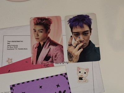 BIG BANG T.O.P FM PHOTOCARD [FANMADE LOMO PC SQUID GAME THANOS TOP