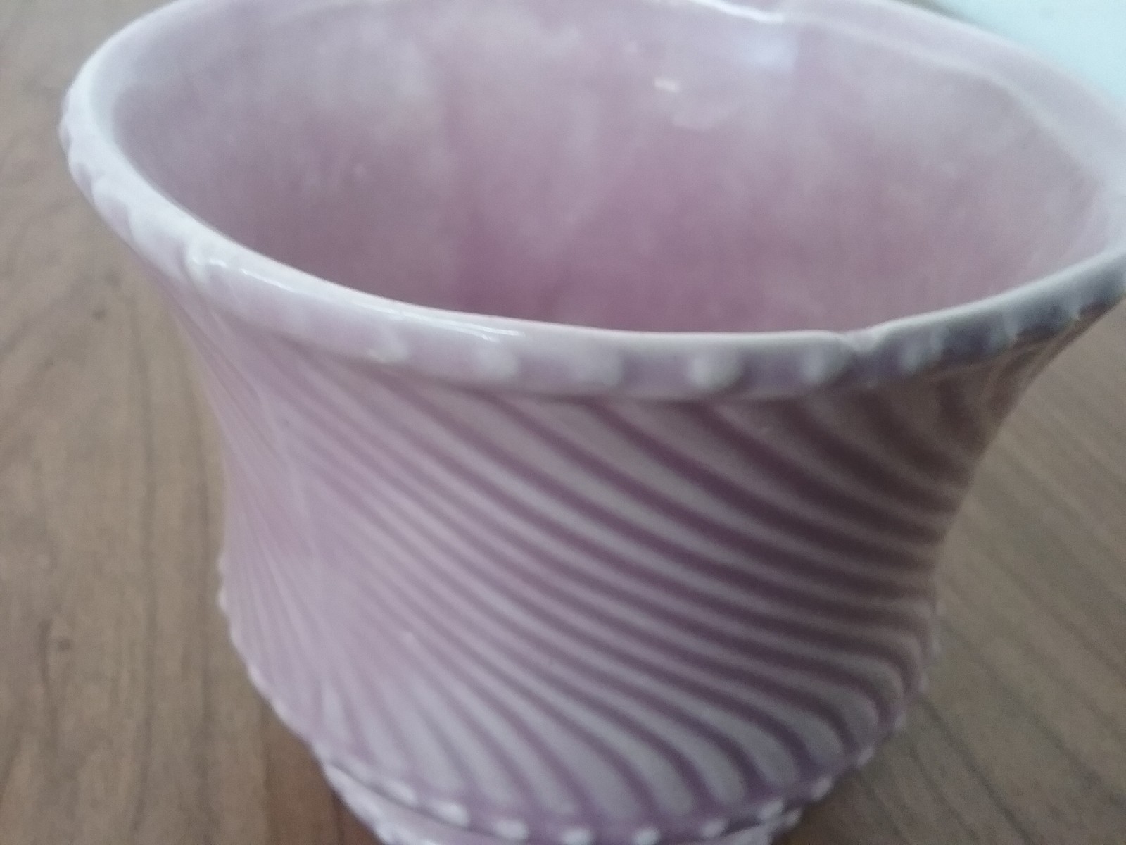 McCoy Rose Pink Vase Ceramic Pottery Holder Flower Pot Planter