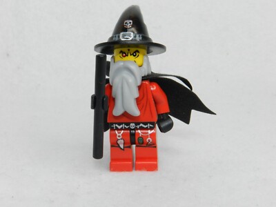 Lego Castle Fantasy Era Evil Wizard Minifigure cas326 - 7093 Skeleton Tower