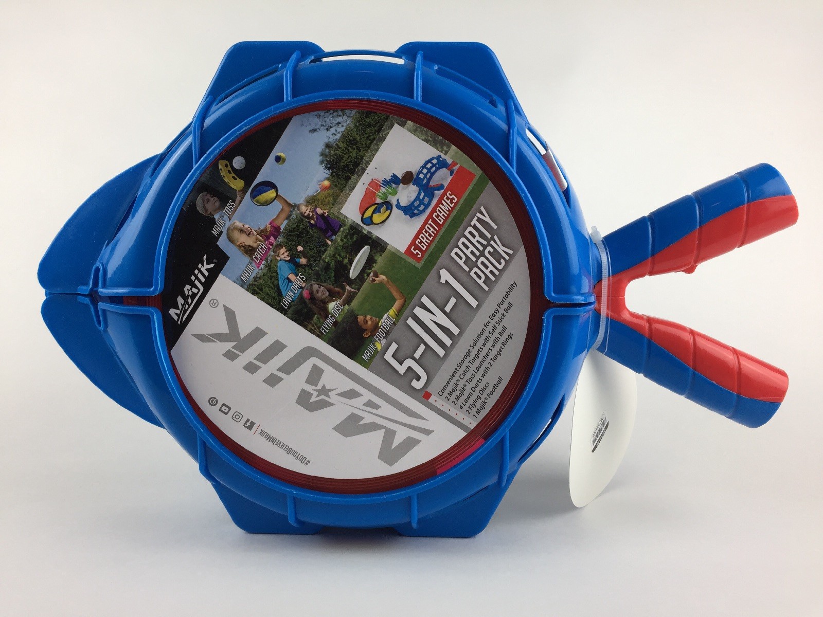 Eastpoint 5-IN-1 Party Pak Majik Toss Catch Darts Disc Football Lawn Games