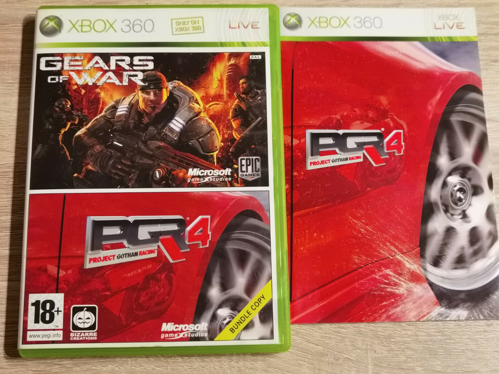 Gears of War PGR 4 Project Gotham Racing 4 Xbox 360 (One S X