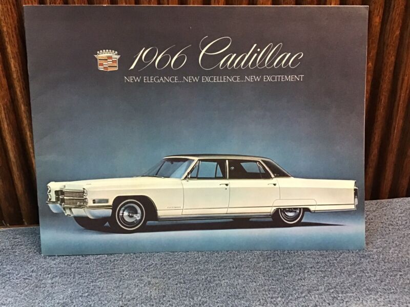 1966 Cadillac Automobiles Sales Brochure Catalog