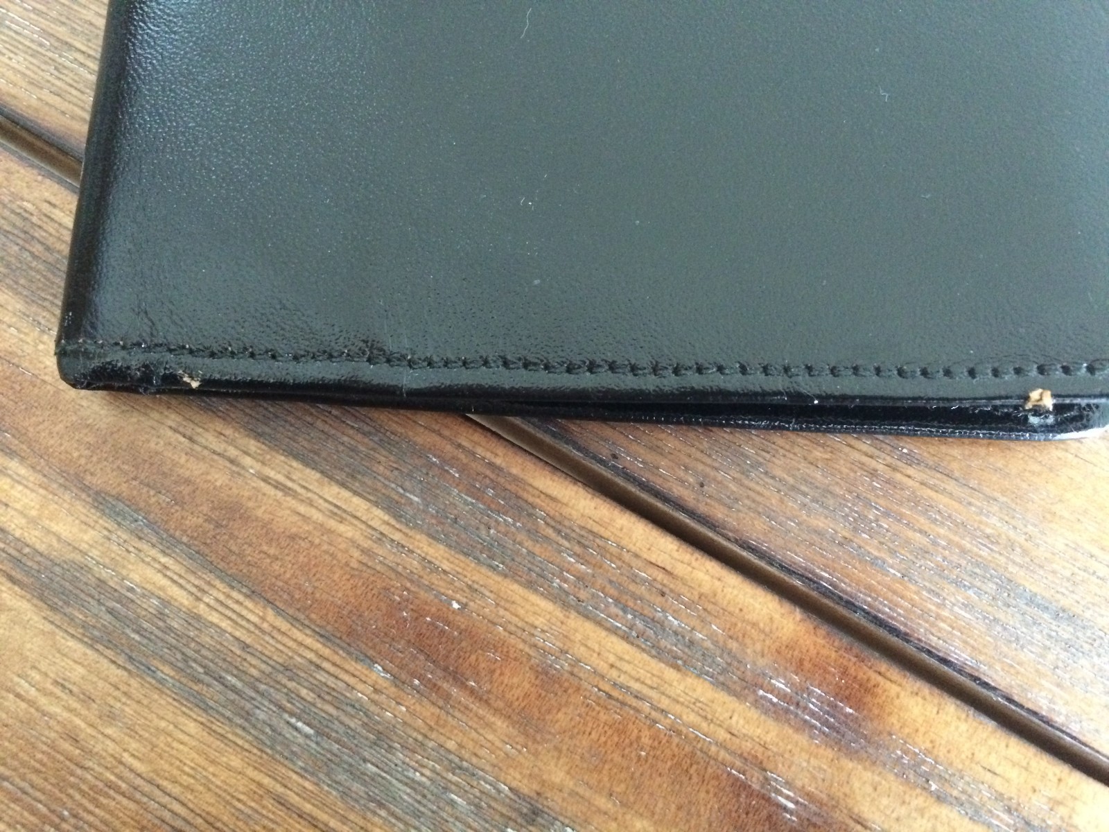 Vintage Passport/Wallet Artamount Black Cowhide
