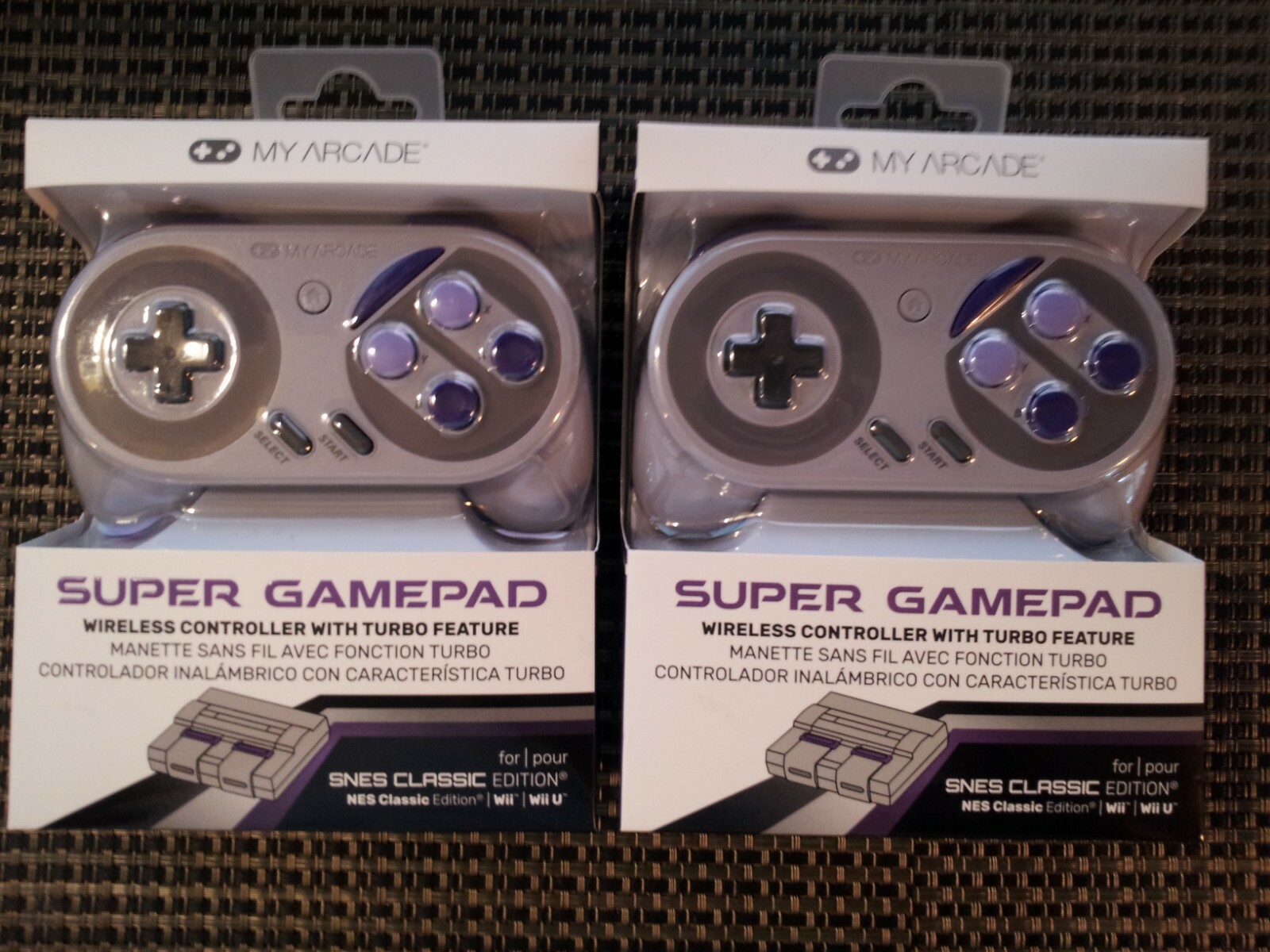 NEW My Arcade Super Gamepad Controller For SNES Classic, Wii, & Wii U (Lot of 2)のeBay公認海外通販｜セカイモン