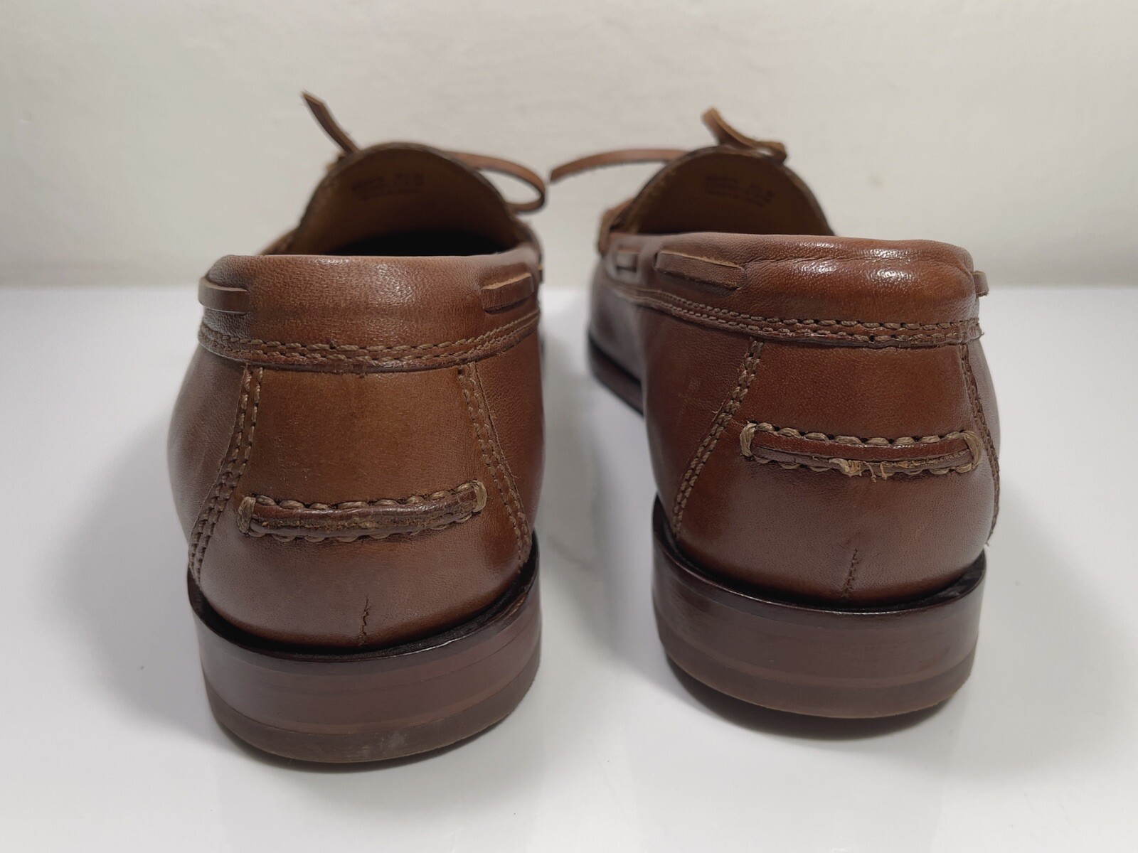 Cole Haan Grand OS Brown Leather Slip 