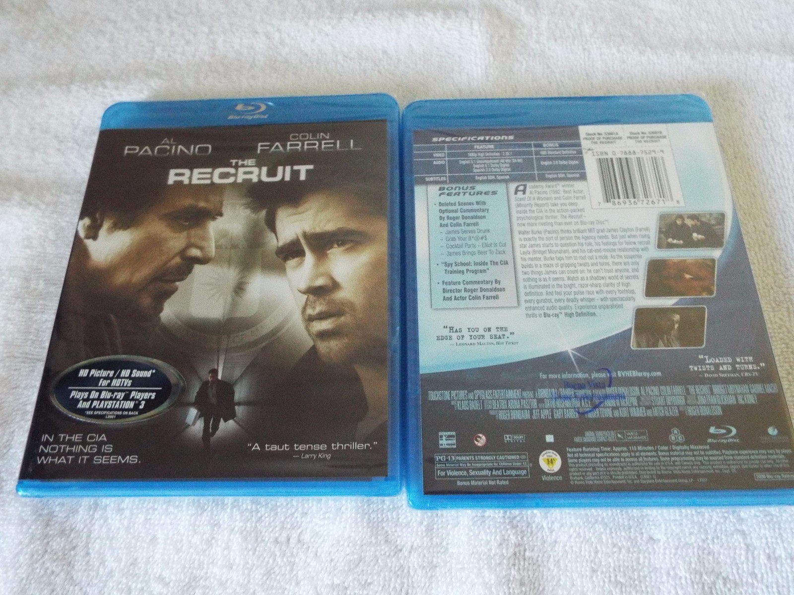 The Recruit--30 sets--Blu-ray--New Factory Sealed