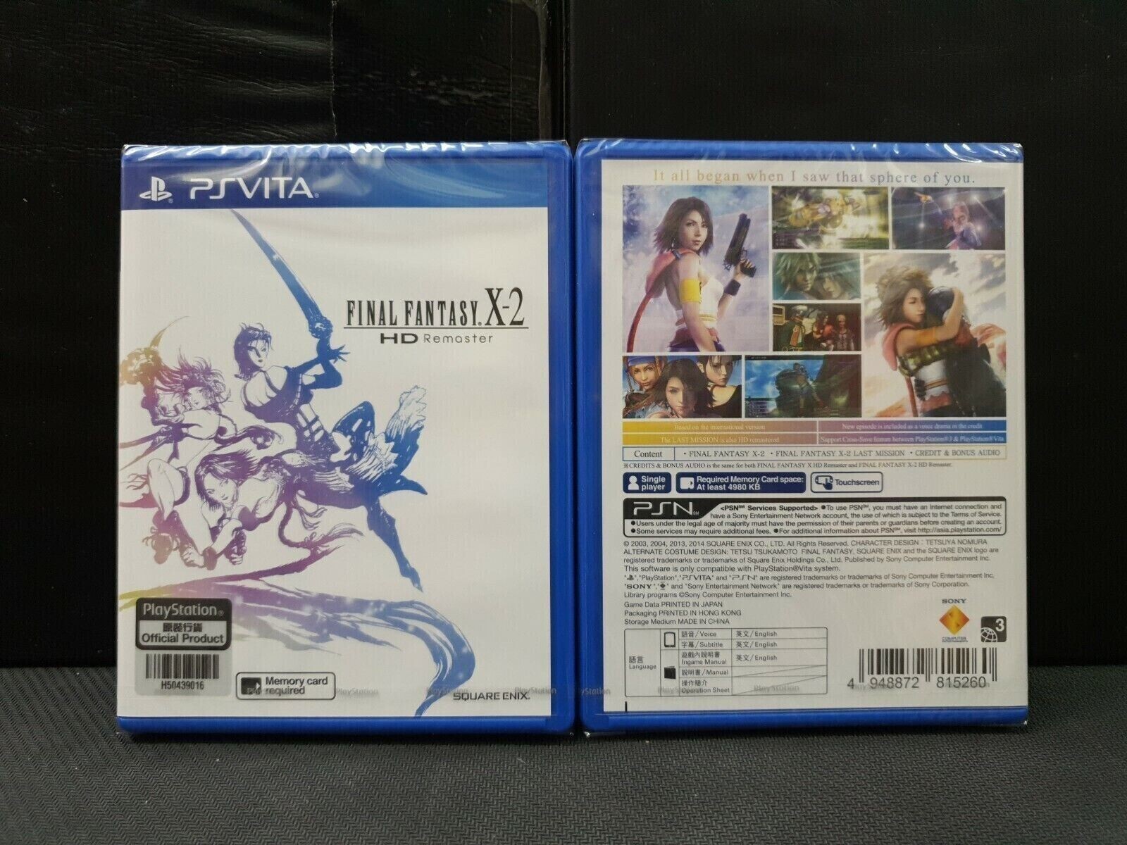 ASIA ENGLISH VER) PS VITA Final Fantasy X-2 HD FFX2 HD ASIA ENGLISH VER) PS VITA Final Fantasy X-2 HD FFX2 HD