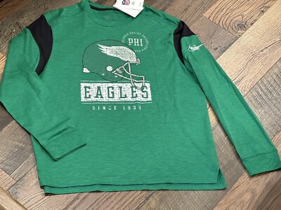 Philadelphia Eagles NFL Nike Rewind Playback Helmet LS Shirt Size 3XL / NWT