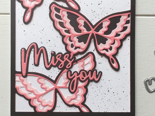 butterfly cover Metal Cutting die stackable card making SHIPS FROM CANADA