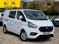 2022 Ford Transit Custom 2.0 300 EcoBlue Limited Crew Van Double Cab 5dr Diesel 