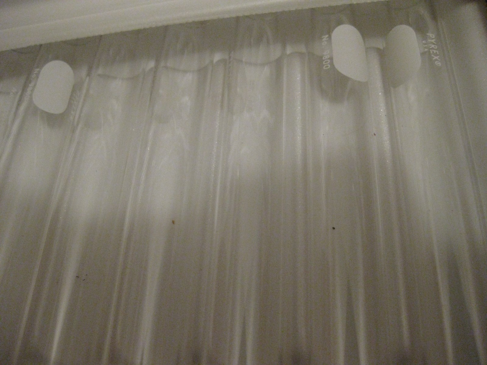 PYREX TEST TUBES 9800-20 CASE OF 72 TUBES W/ BEADED RIM NOS