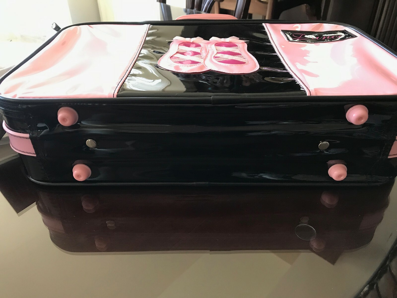 Girls Pink/Black Dance Ballet Jazz  Bag Suitcase