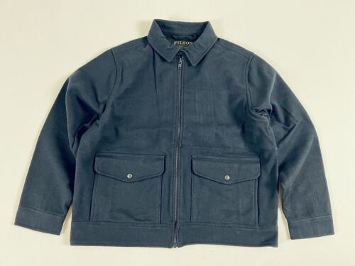 Pre-owned Filson Seattle Wool Work Jacket Dark Navy L Sold Out In Blue