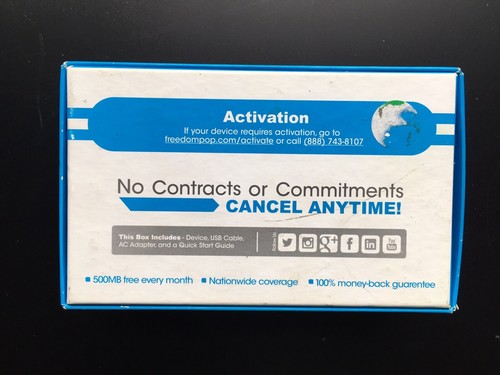 FreedomPop Sprint Spark PocketWifi Mobile Hot Spot
