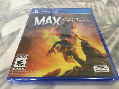 Max: The Curse of the Brotherhood - Sony PlayStation 4 PS4 NEW
