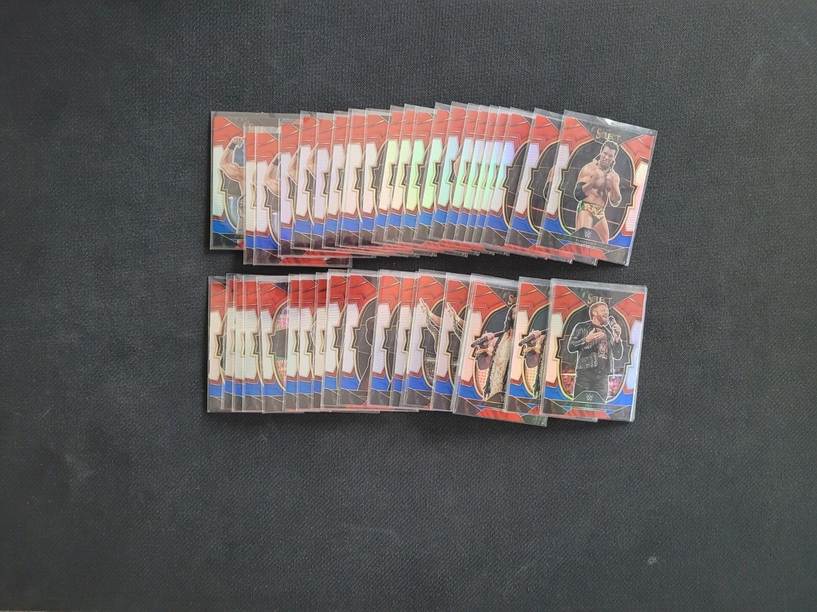 2023 Panini Select WWE Retail Red Blue Silver Concourse #1