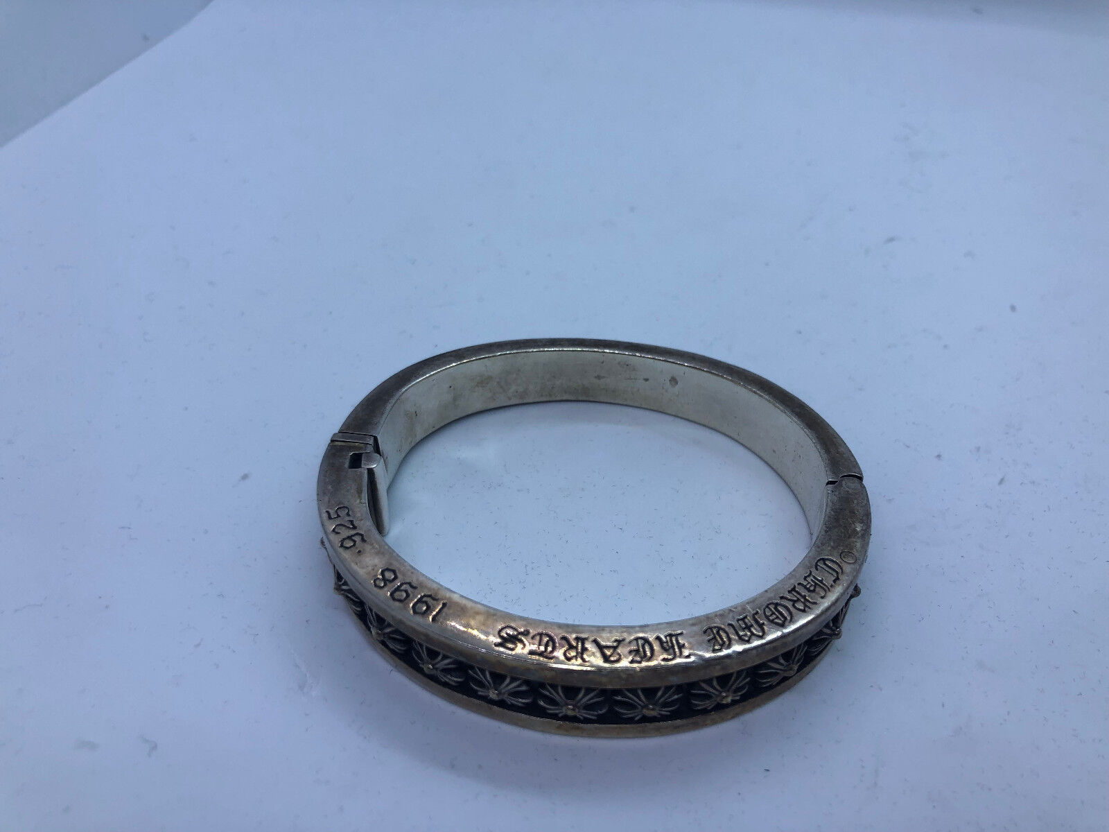 Chrome Hearts 1998 Sterling Silver Cuff/Bangle Bracelet .925 Chrome Hearts 1998 Sterling Silver Cuff/Bangle Bracelet .925