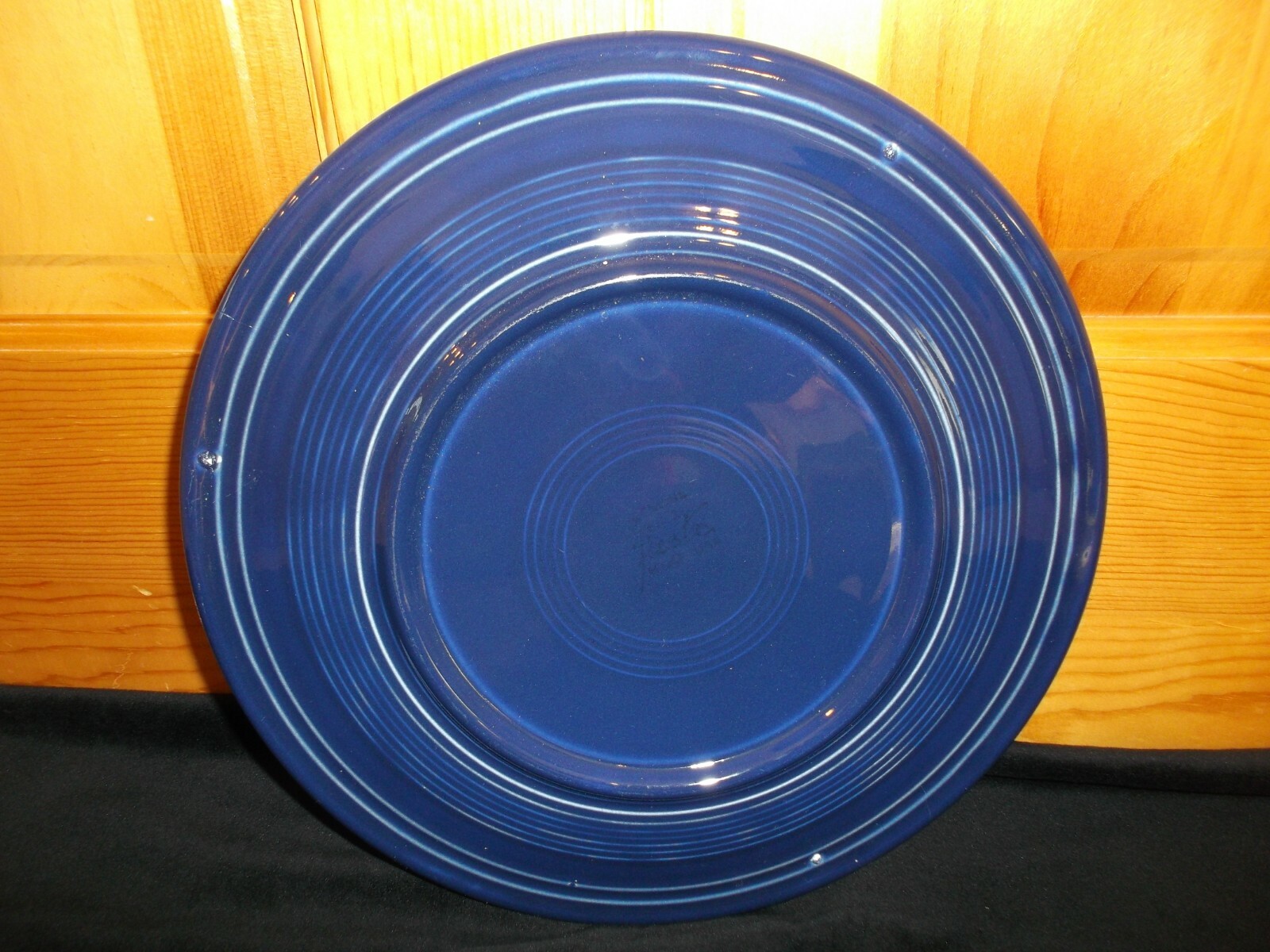 Vintage Fiestaware Original Cobalt Blue 12 inch serving platter large plate dish