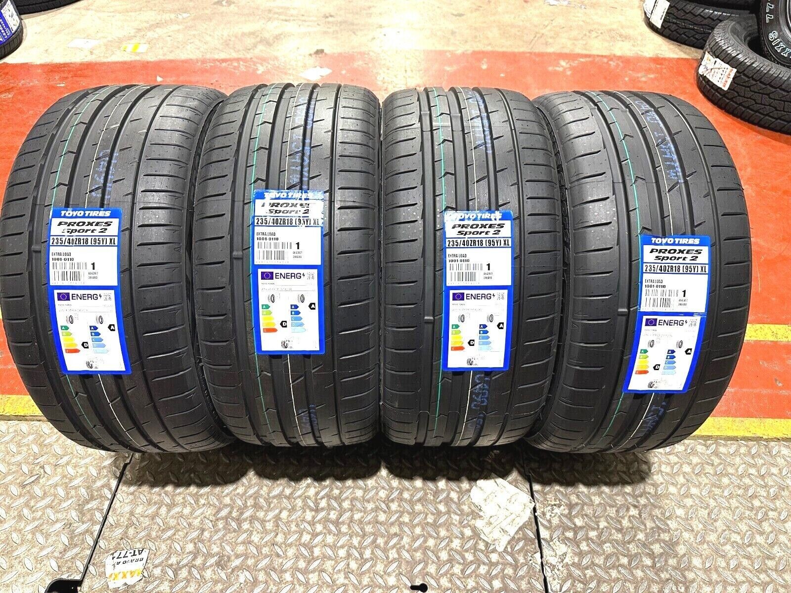 X4 235 40 18 TOYO PROXES SPORT 2 TYRES 235/40ZR18 95Y XL X4 235 40 18 TOYO PROXES SPORT 2 TYRES 235/40ZR18 95Y XL