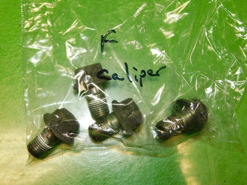 97-01 Prelude OEM front left right brake caliper mount bolts SET