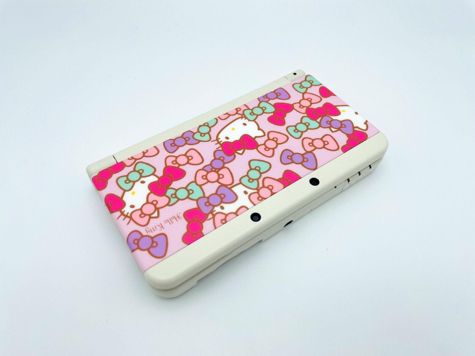 Nintendo 3DS Hello Kitty Console Kisekae Plate Pack Used no Nintendo 3DS Hello Kitty Console Kisekae Plate Pack Used no