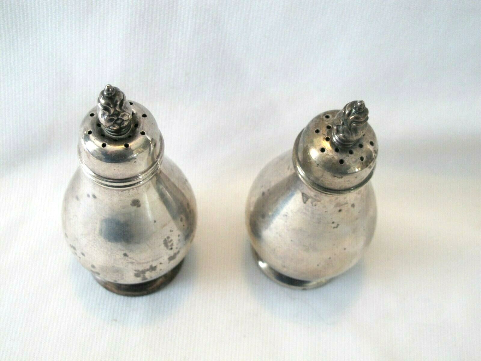 Vtg Royal Danish Sterling Silver International Salt & Pepper Shaker 141 Gms.