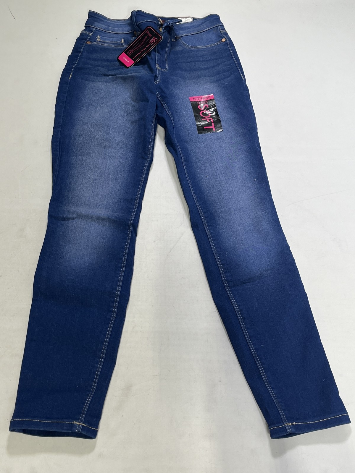 Womens No Boundaries Blue High Rise Skinny Fit Jeans Size 7 NEW