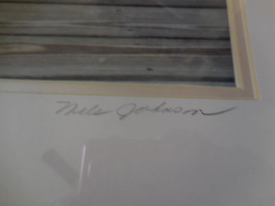 Original signed framed Color Photograph printed by  Nels Johnson 