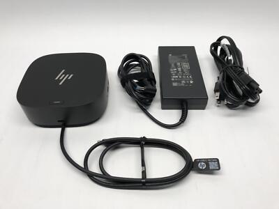 HP USB-C Dock G5 with AC Power / 5TW10UTABA - VGC