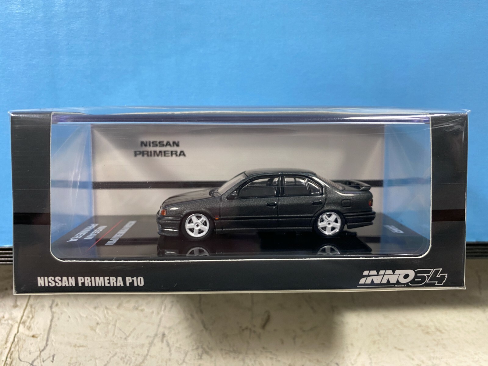 ピノ1/16 P10 1/64 INNO MODELS NISSAN PRIMERA (P10) GUN METAL SILVER | eBay