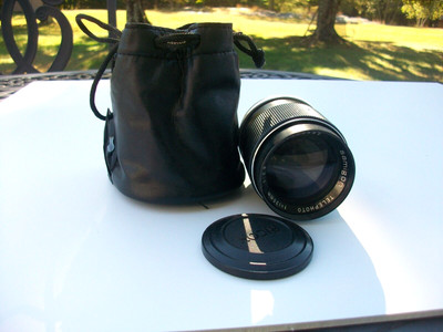 ''Samigon Telephoto f=135mm 1:2.9 SLR Camera Lens''  Canon Mount / Great Shape
