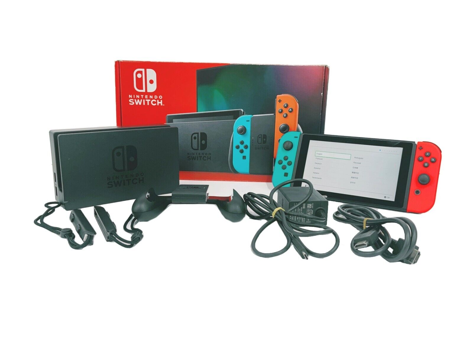 Nintendo Switch HAD-S-KABAA 32GB Blue/Red Handheld Console Nintendo Switch HAD-S-KABAA 32GB Blue/Red Handheld Console