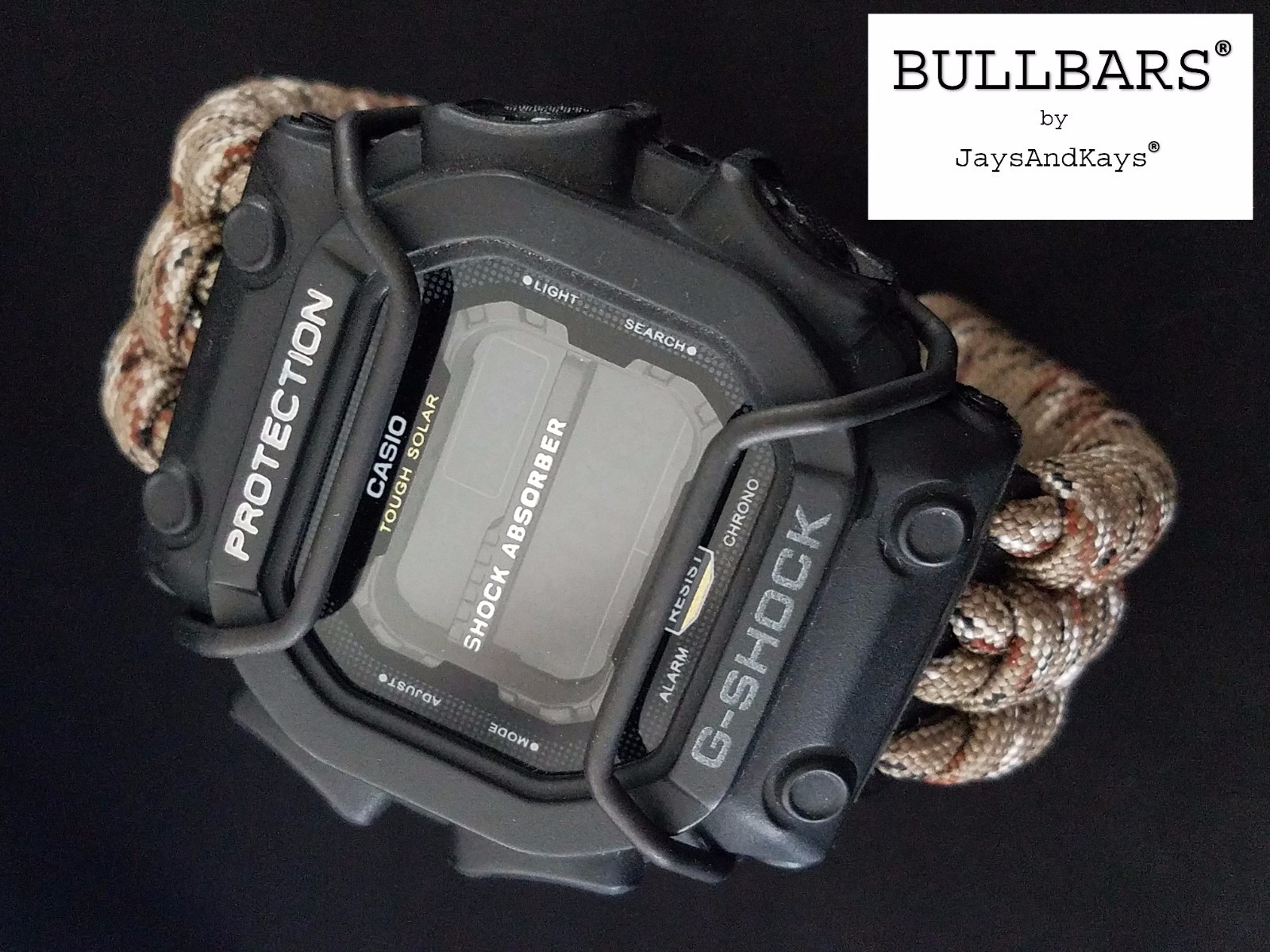 ایگرد | قیمت و خرید JaysAndKays® BULLBARS® for Casio G-Shock GX56 GX-56  King Wire Guards Bull Bar
