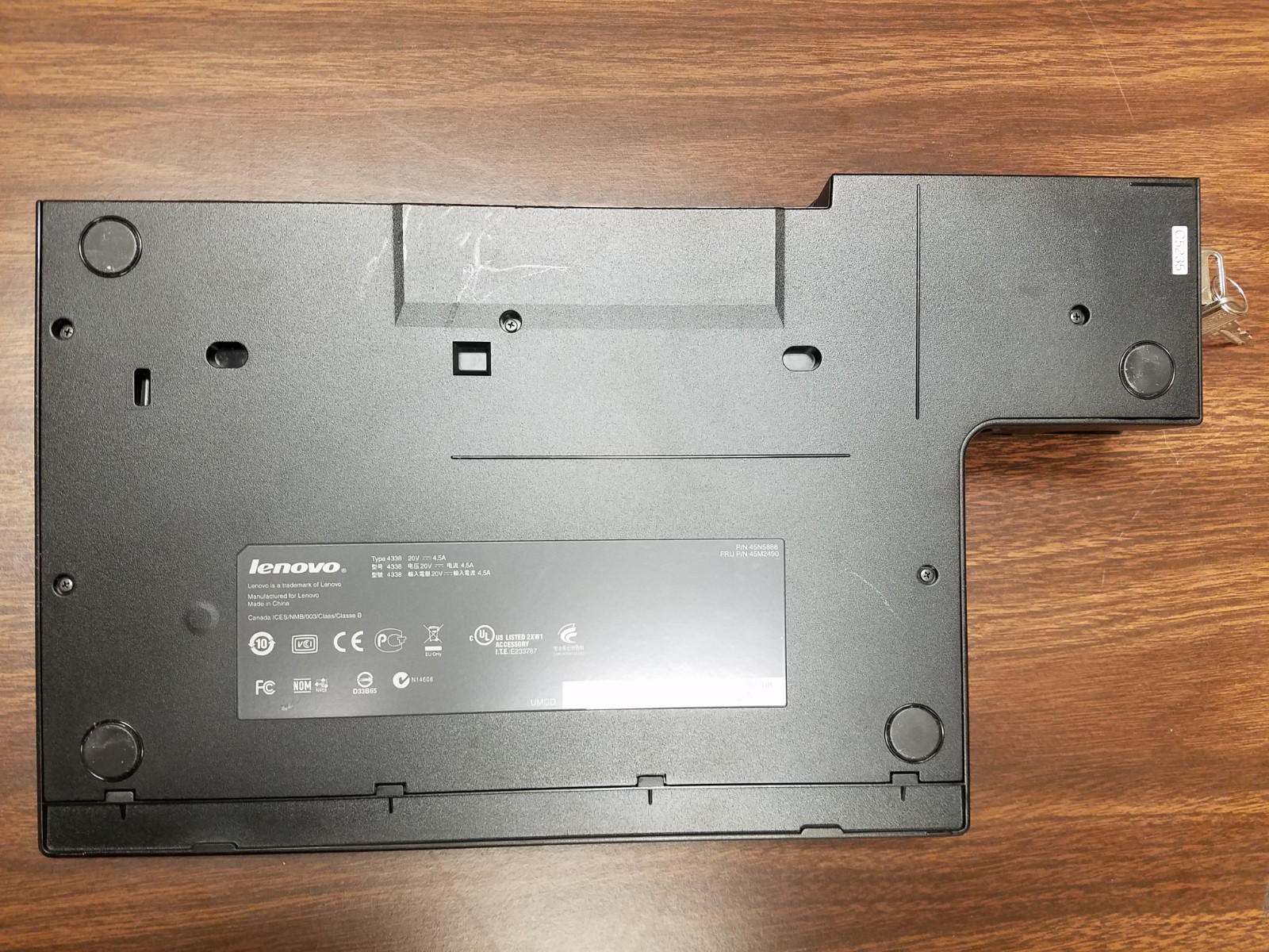 45N5888 Lenovo ThinkPad Mini Dock Plus Series 3 Type 4338 75Y5904, (Lot 3)