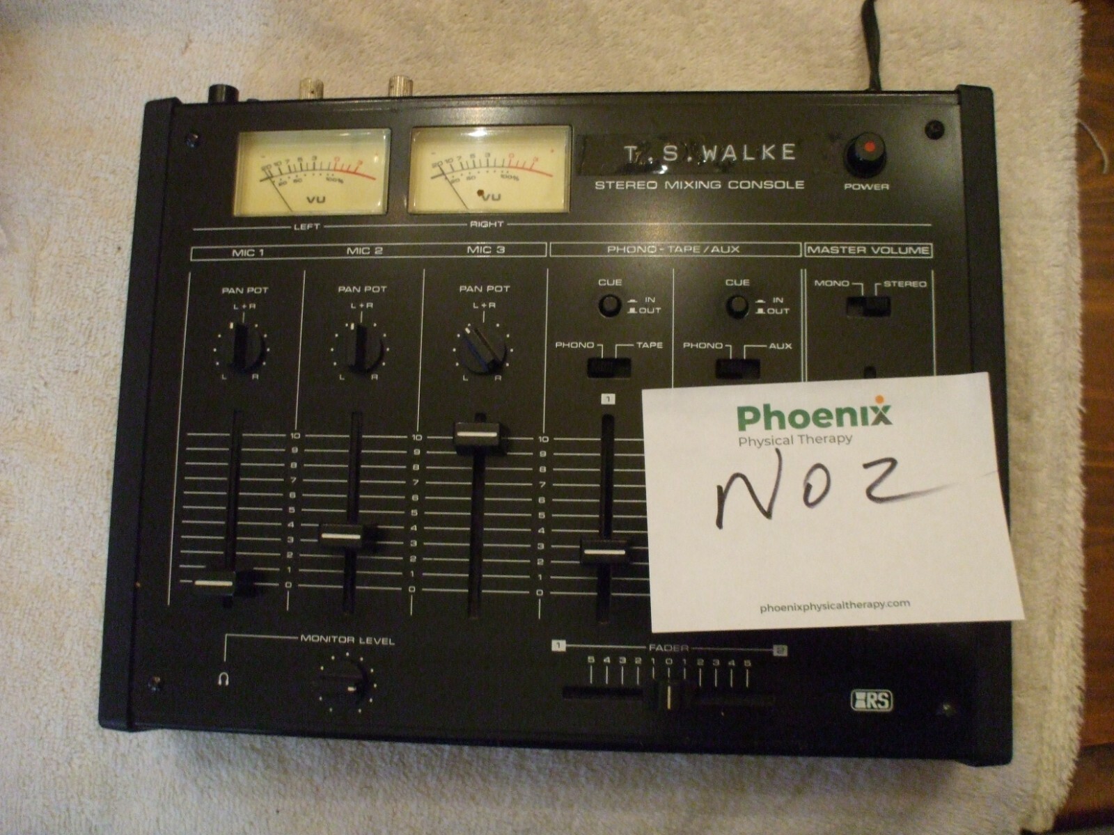 【USA】REALISTIC STEREO MIXER model 32 動作品 Realistic Stereo Mixing Console Model 32-1200C Vintage